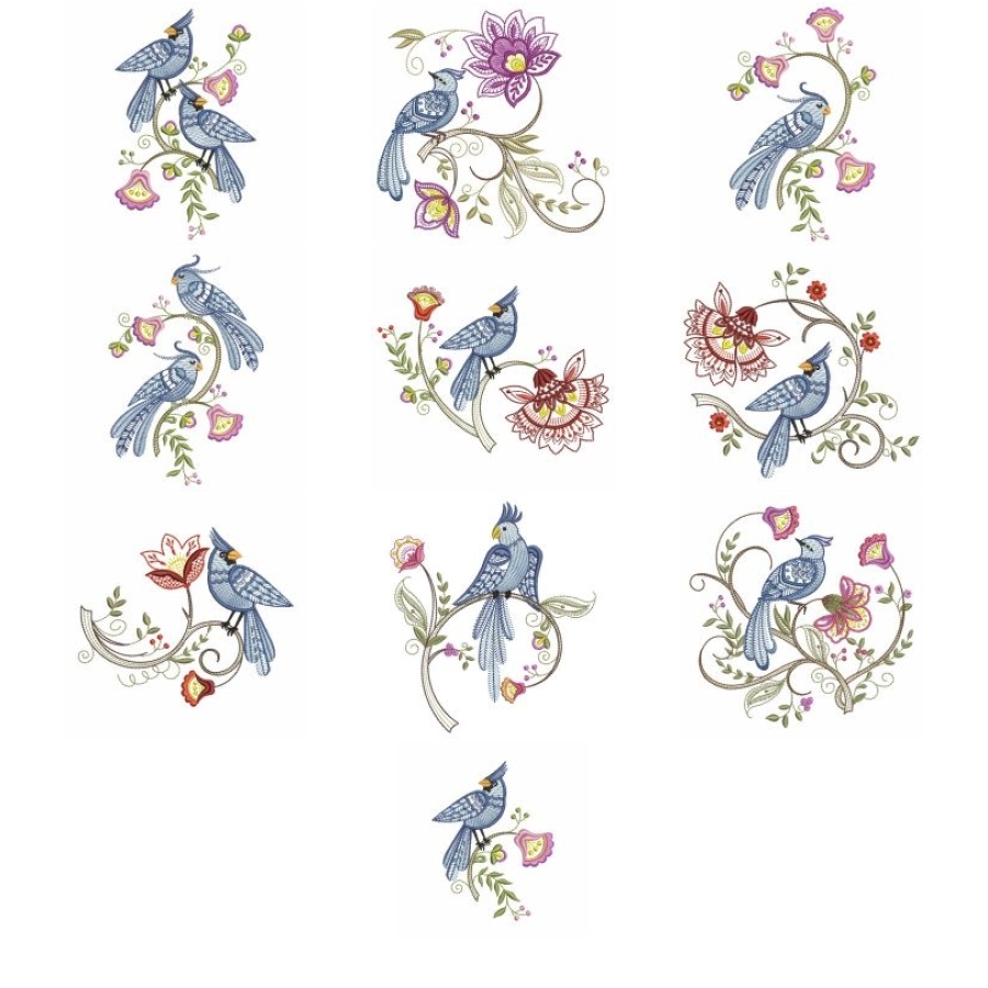 Jacobean Birds 3 OregonPatchWorks