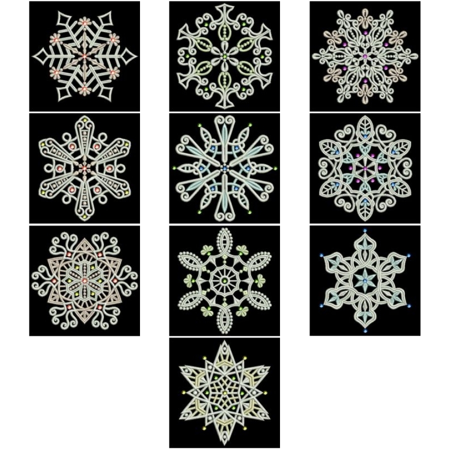 Crystal Snowflakes 