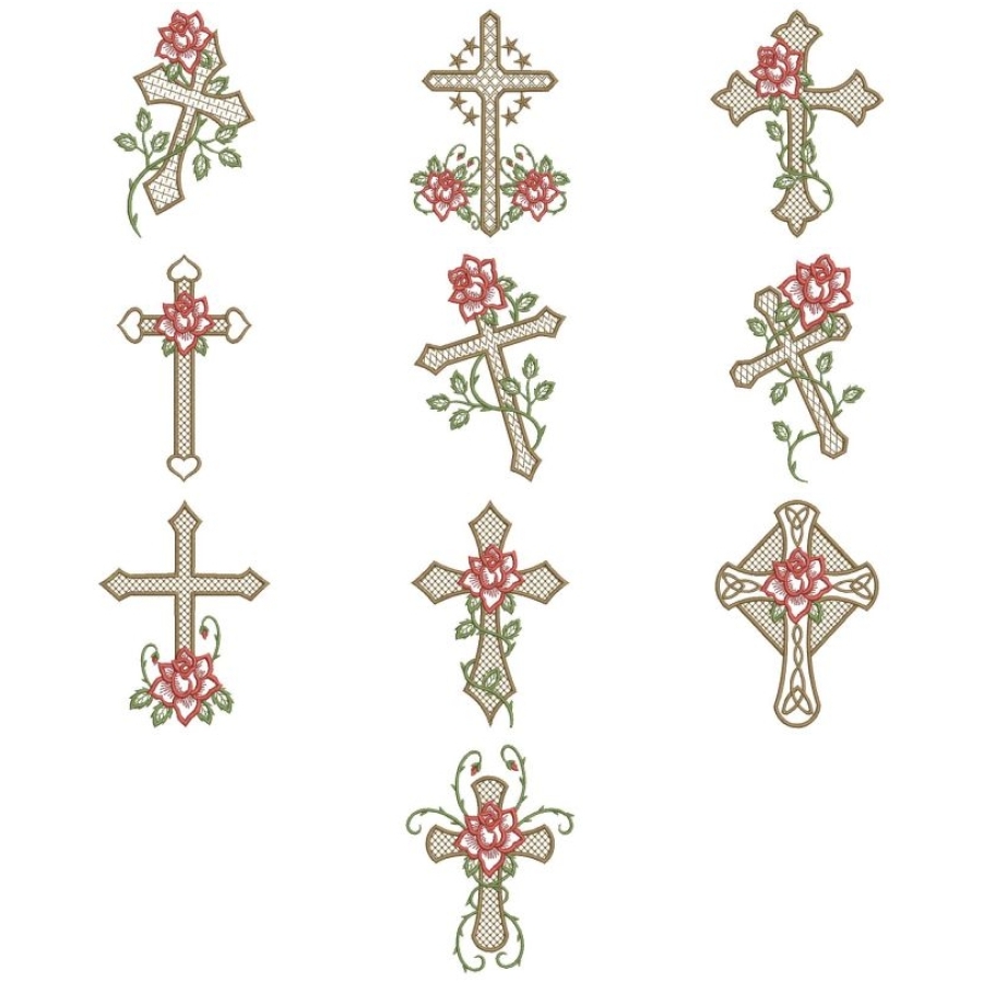 Red Rose Cross | OregonPatchWorks
