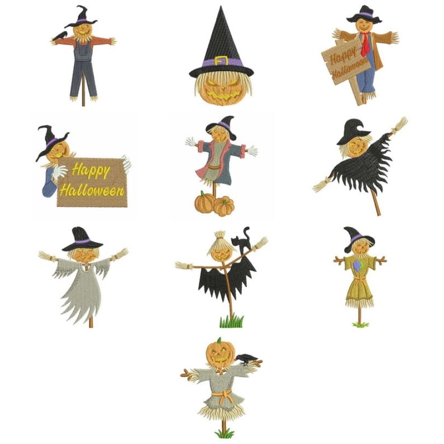 Halloween Scarecrows 