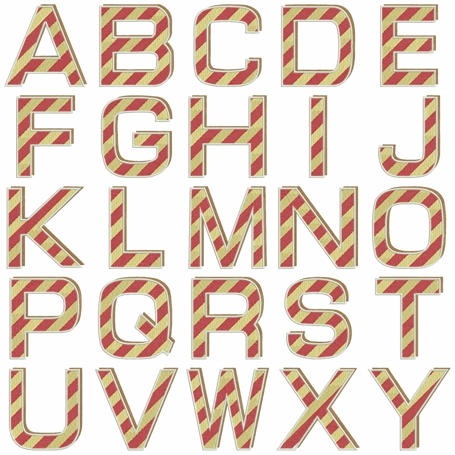 Christmas Alphabet 2 | OregonPatchWorks