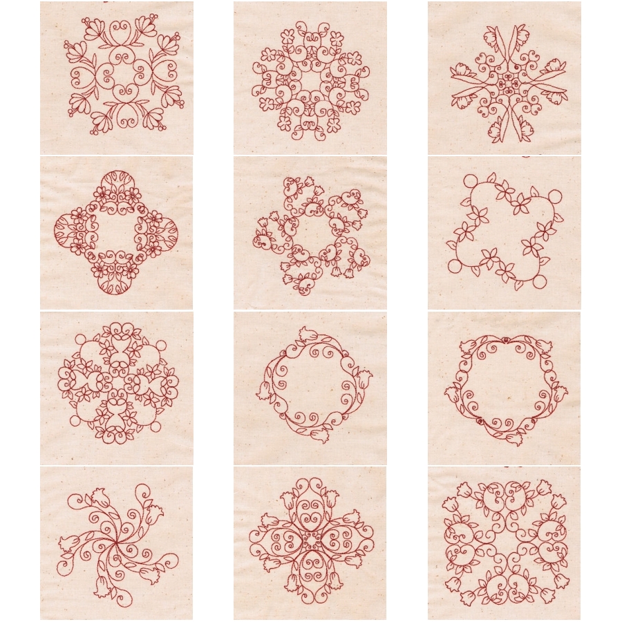 Quilting Floral 01 
