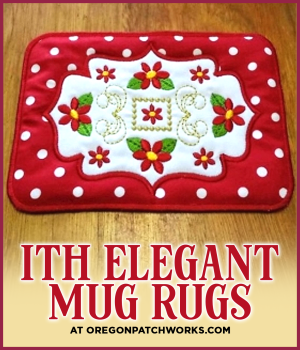 DESIGNS BY LIZETTE ITH Elegant Mug Rugs