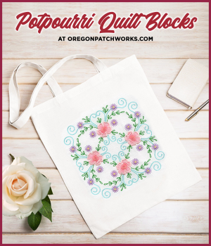 ENIGMA EMBROIDERY Potpourri Quilt Blocks