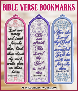 EMBROIDERY PLAYGROUND Bible Verse Bookmarks