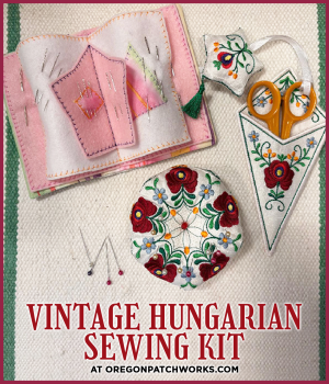 ENIGMA EMBROIDERY Vintage Hungarian Sewing Kit