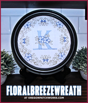 From The Needle Of Anne FloralBreezeWreath