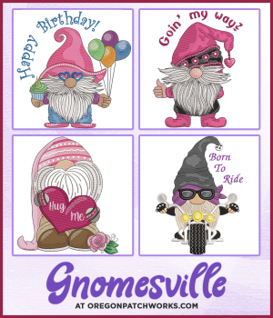 Embroidery Playground Gnomesville