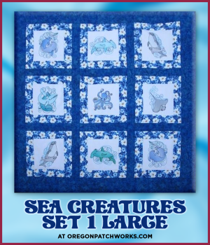 Aljay Designs Aljay Sea Creatures Set 1 Large