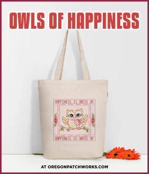 WIND BELL EMBROIDERY Owls Of Happiness