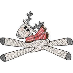 deer slipping on ice