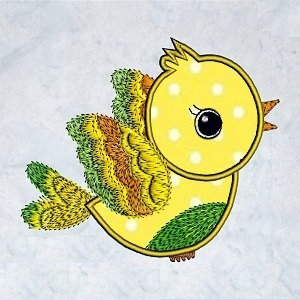 applique bird