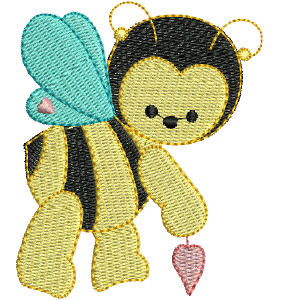 embroidery weekly, honey bee