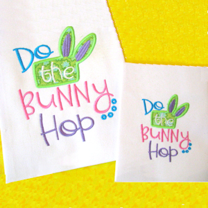easter bunny embroidery